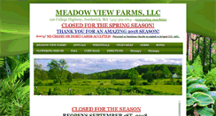 Desktop Screenshot of meadowviewfarmsouthwick.com